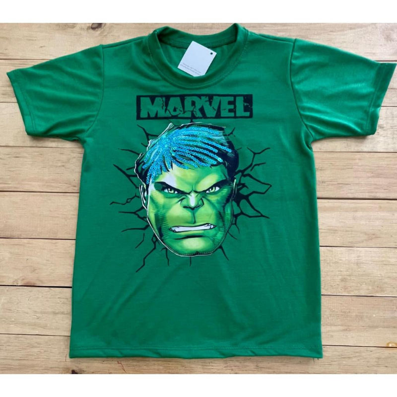 Camiseta Infantil LED à Prova D'água com Personagens