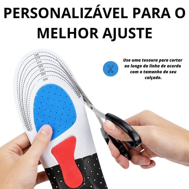 Palmilha Macia Anti Dor Tratamento Fascite Plantar e Esporão – SuperLife | Kaype Store