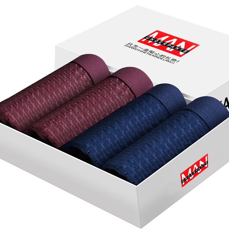 Kit 4 Cueca Boxer Masculino /Cueca Bambu de Malha - Kaype Store