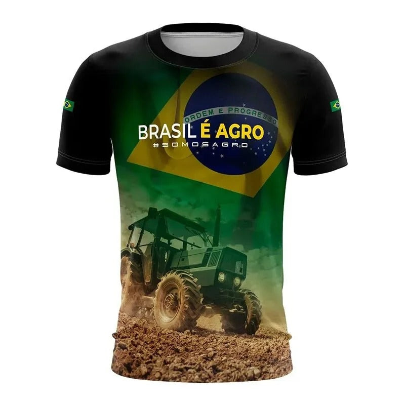 Camiseta Patriota "Ordem e Progresso"