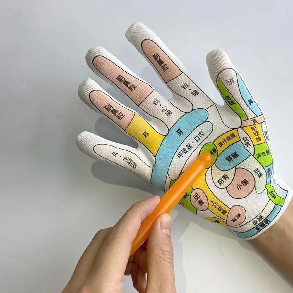 Luva de Acupressão, Reflexologia e Massagem - Kaype Store