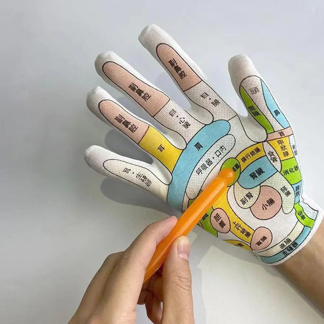 Luva de Acupressão, Reflexologia e Massagem - Kaype Store