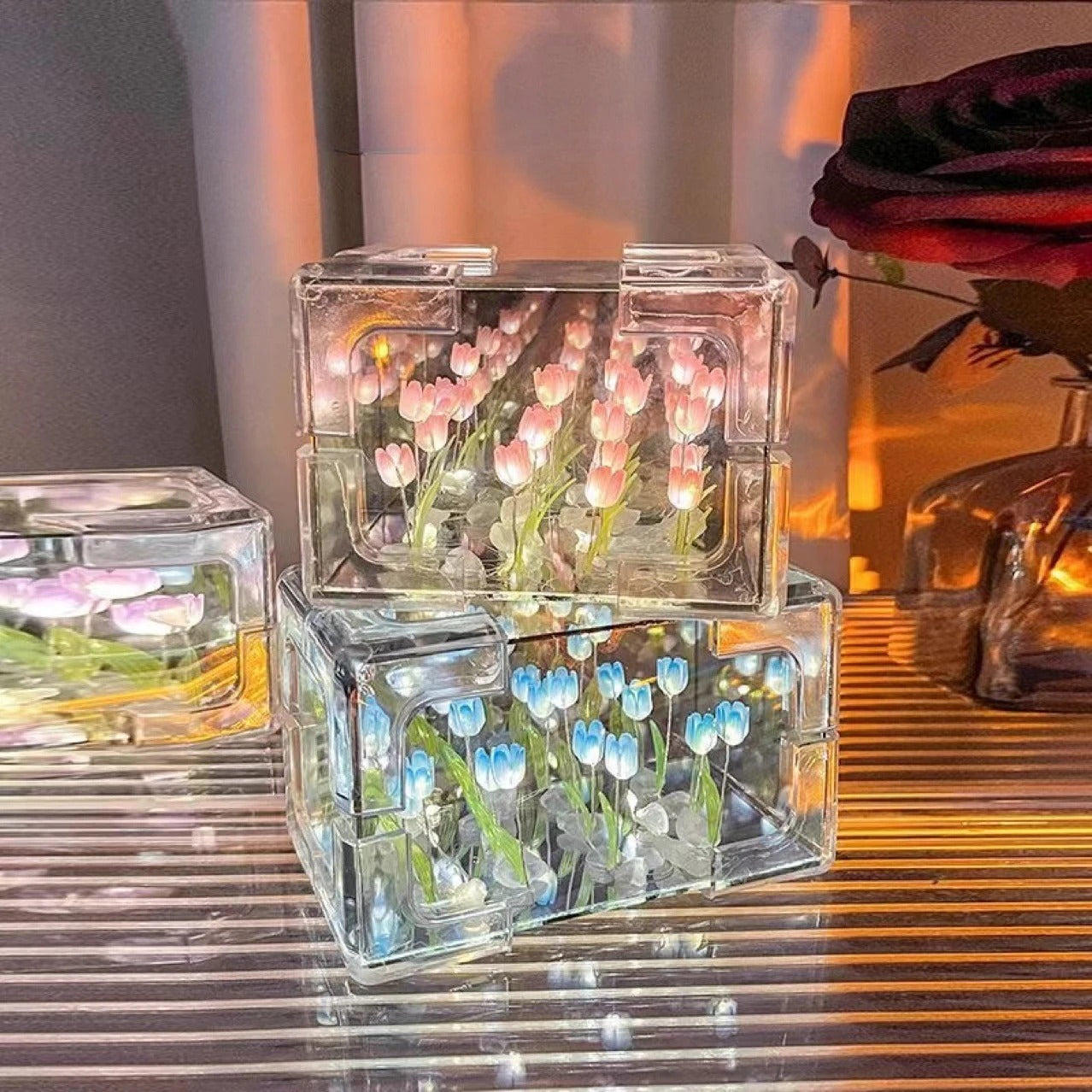 Luminária de Cubo Tridimensional - Kaype Store