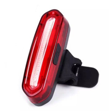 LED Sinalizador Traseiro de Bike com USB - Iluminação de Alto Brilho para Segurança