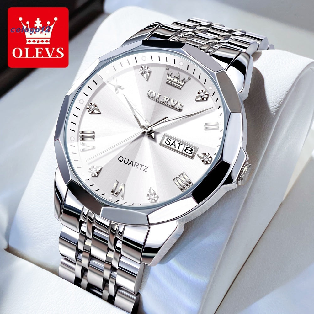 Relógio Masculino Premium Excellence da OLEVS Diamond - Kaype Store