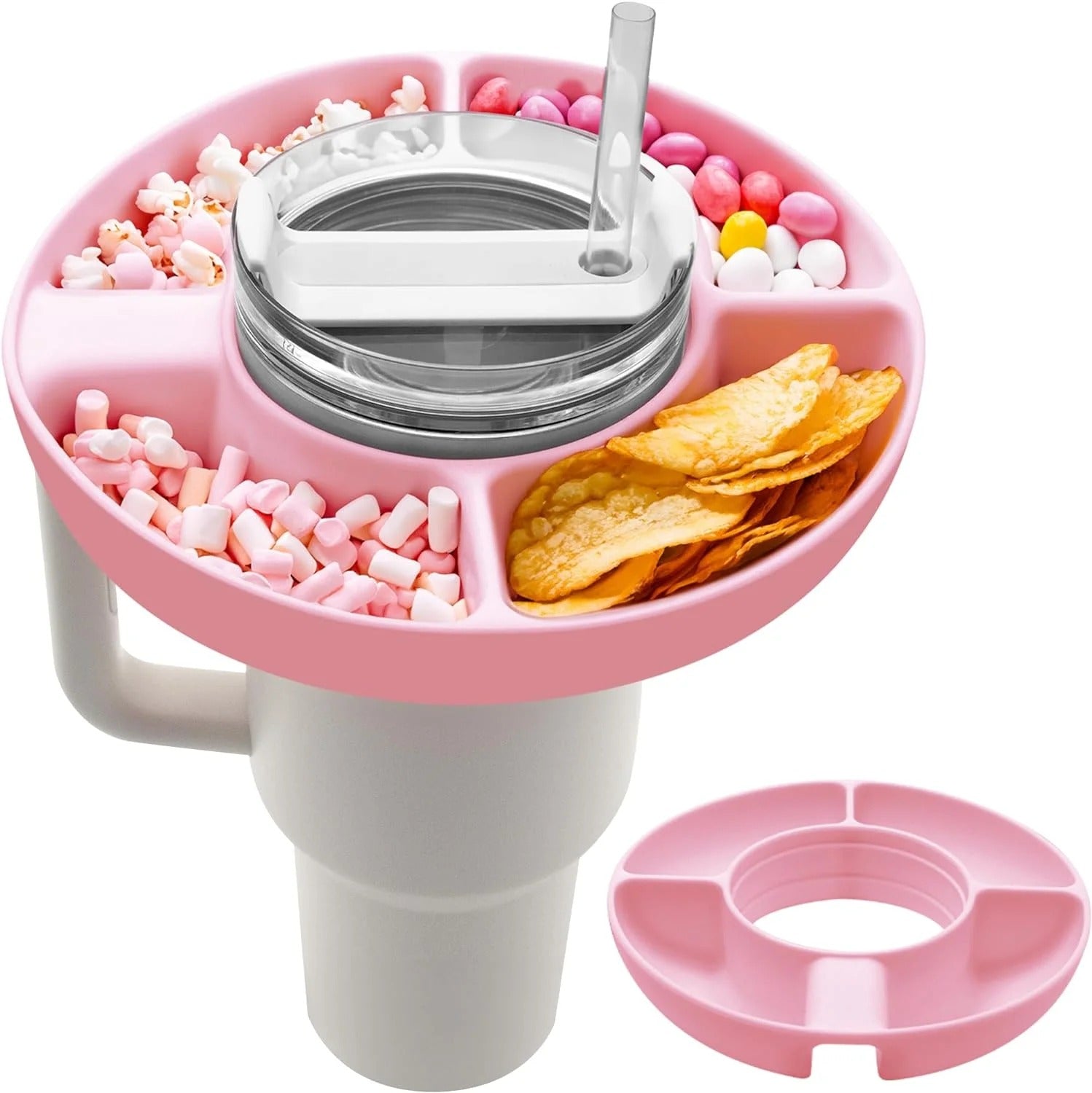 Suporte para Snacks/Salgadinhos para Copo Térmico de Silicone - Kaype Store