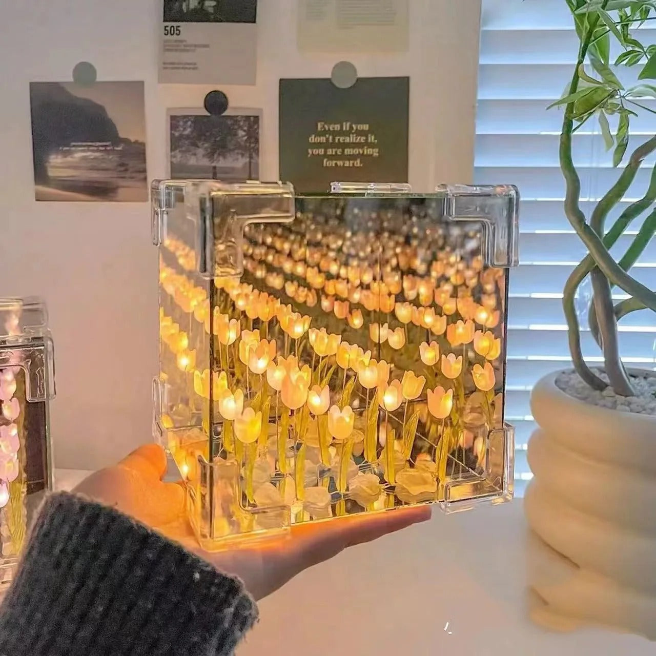 Luminária de Cubo Tridimensional - Kaype Store