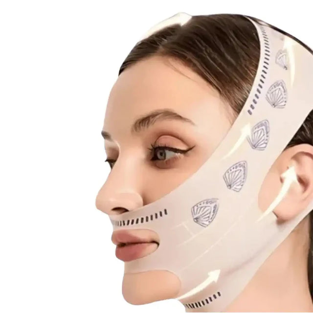 Máscara de Contorno Facial BellaFem – Suaviza Rugas, Papada e Modela o Rosto | Kaype Store