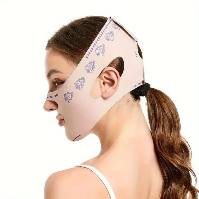 Máscara de Contorno Facial BellaFem – Suaviza Rugas, Papada e Modela o Rosto | Kaype Store