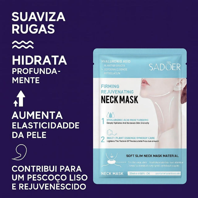 Máscara Firmadora para Pescoço com Colágeno e Ácido Hialurônico - FirmaNeck | Kaype Store
