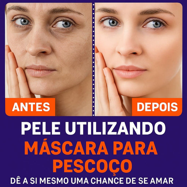 Máscara Firmadora para Pescoço com Colágeno e Ácido Hialurônico - FirmaNeck | Kaype Store