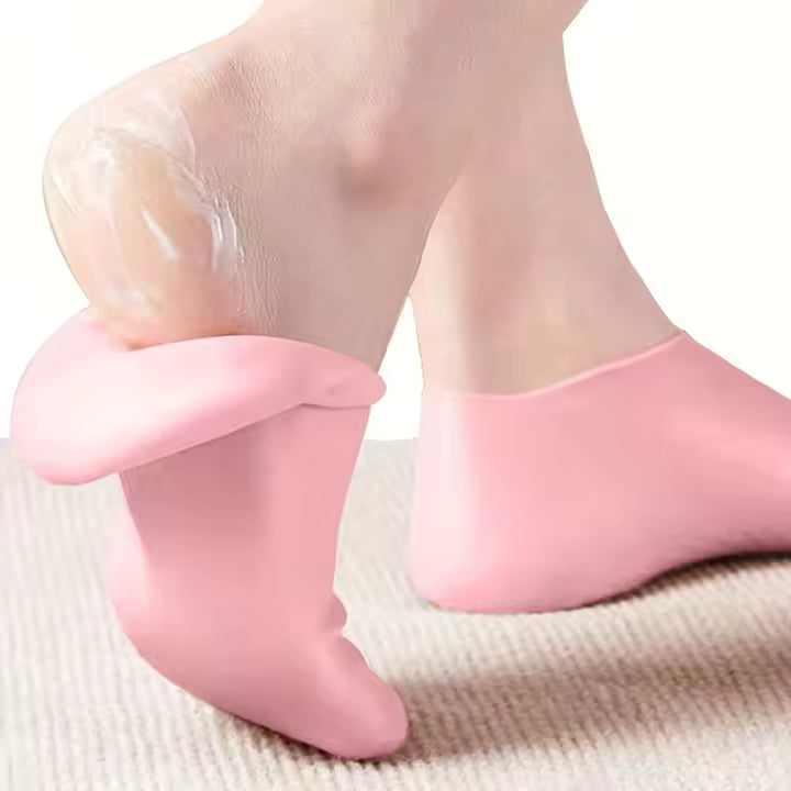 Meia de Silicone para Hidratar os Pés - Hidrata, Remove Rachaduras, Calos e Pele Morta | Kaype Store