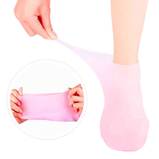 Meia de Silicone para Hidratar os Pés - Hidrata, Remove Rachaduras, Calos e Pele Morta | Kaype Store