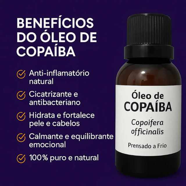 Óleo de Copaíba 100% Puro | Kaype Store