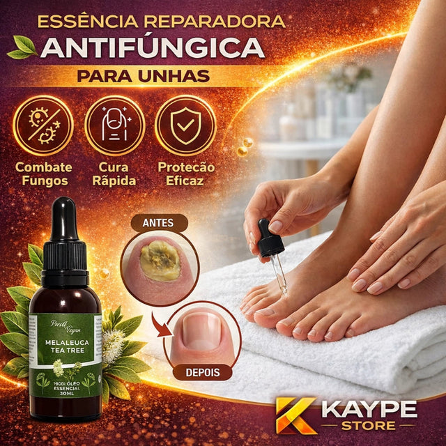 Óleo Reparador de Unha Melaleuca - Anti Fungo e Micose - Kaype Store