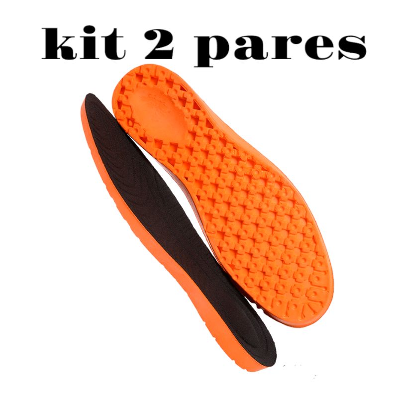Palmilha Soft Plus - Gel Anatômico de Alto Conforto com Absorção de Impacto - Compre 1 e Leve 2