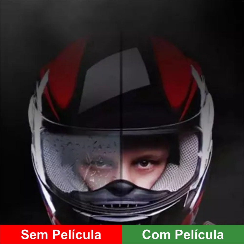 Película Viseira de Capacete à Prova d'Água, Embaçamento e Risco - Alta Qualidade | Kaype Store