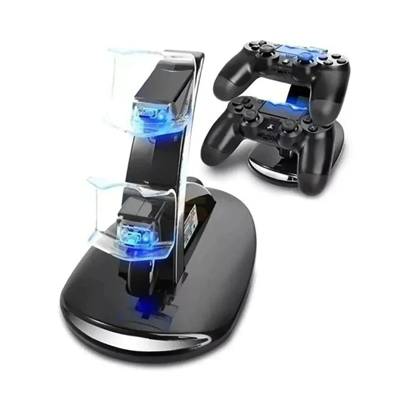 Base Carregador Duplo Para Controle Ps4 Dock Charge OIVO - Kaype Store