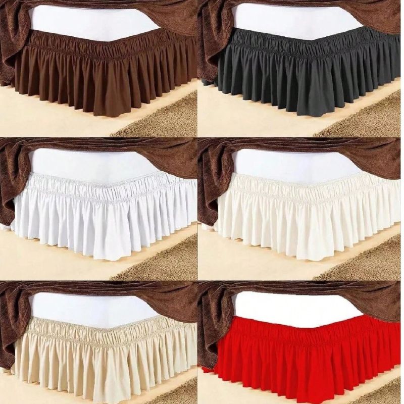 Saia para Cama Box Casal Queen em Microfibra com 2 Elásticos - Kaype Store