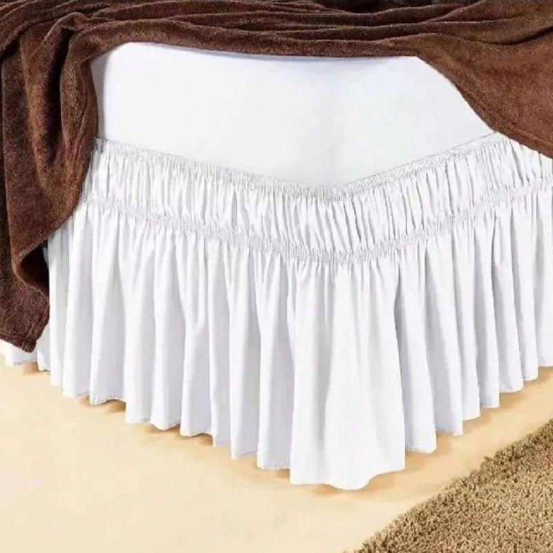 Saia para Cama Box Casal Queen em Microfibra com 2 Elásticos - Kaype Store