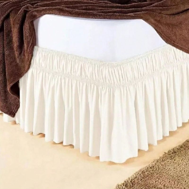 Saia para Cama Box Casal Queen em Microfibra com 2 Elásticos - Kaype Store