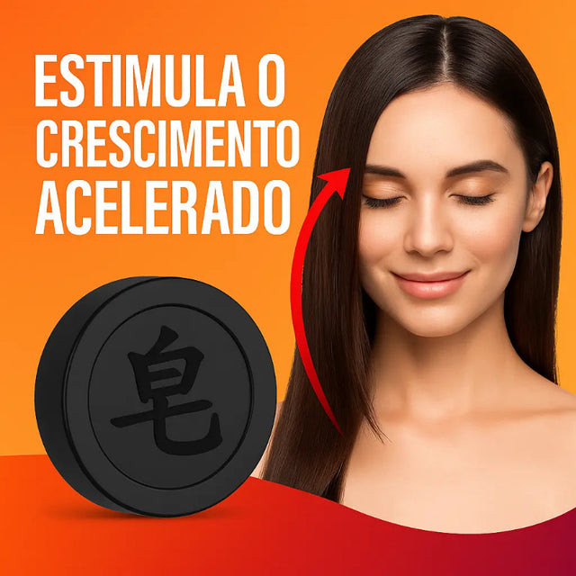 Shampoo Coreano em Barra para Queda de Cabelo - BlackHair | Kaype Store