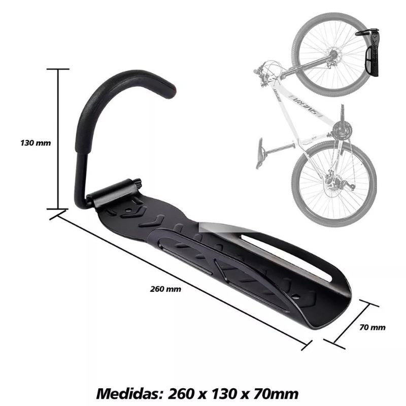 Suporte Parede Gancho Resistente para Bicicleta | Organize sua Bike | Kaype Store