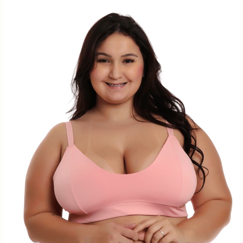 Sutiã Plus Size Alça Reforçada Sem Bojo - SuperSustentação | Kaype Store