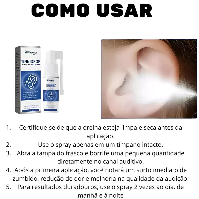 Tinnidrop Original - Solução para Zumbido nos Ouvidos - Kaype Store