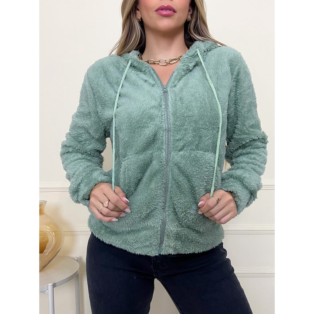 Casaco Blusa de Frio Feminino de Pelinho Pompom - Kaype Store