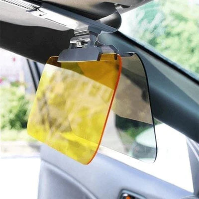 Visor Veicular Anti-Reflexo 2 em 1 - (Dia e Noite) - Clean Vision Quebra Sol - Carro, Caminhão, Van