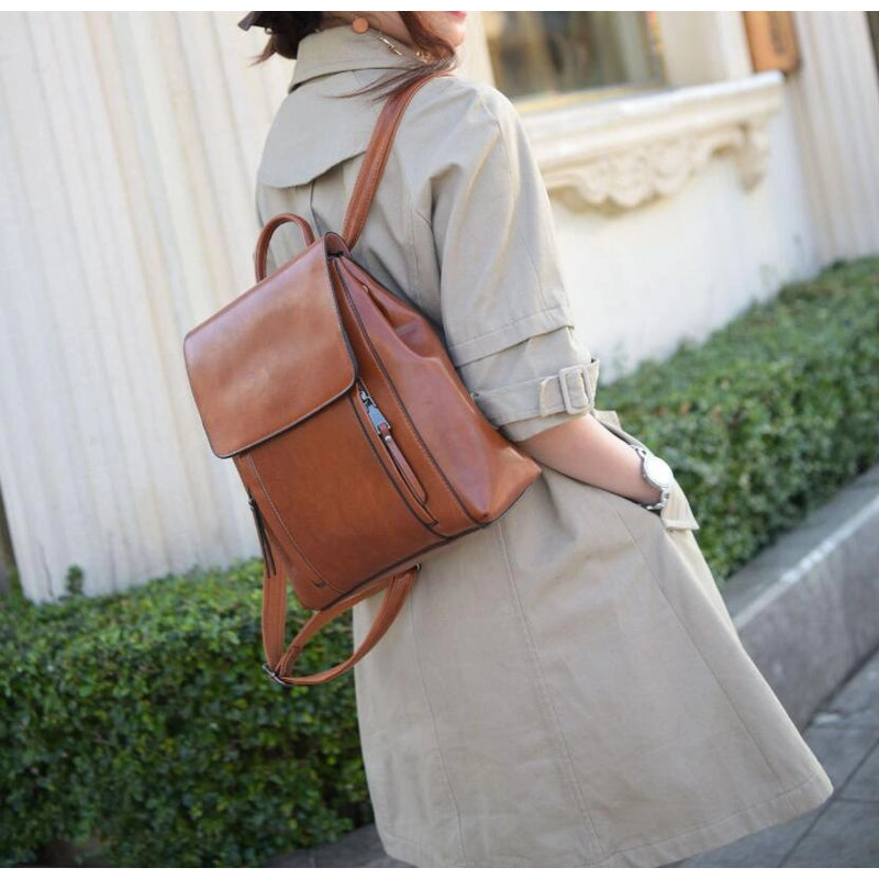 Bolsa Mochila de Couro Feminina Isabel - Kaype Store