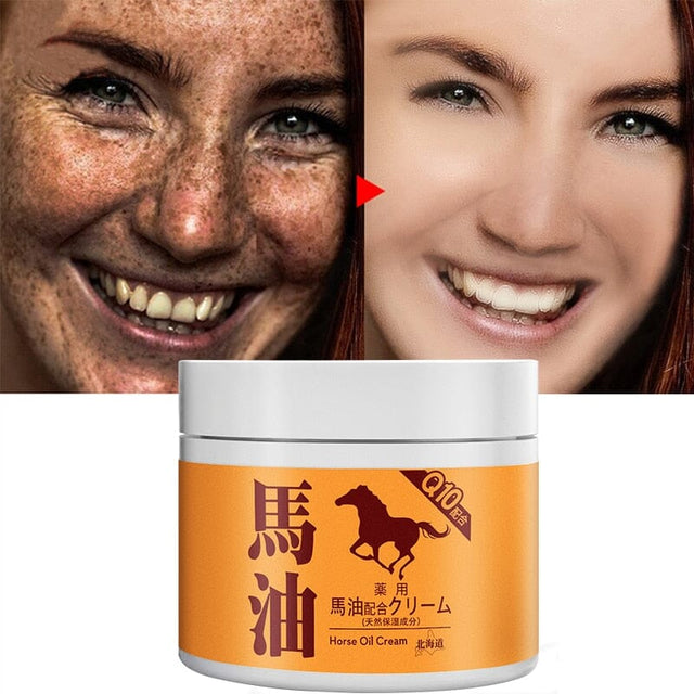 Creme Facial Óleo De Cavalo Para Remover Rugas, Marcas e Linhas de Expressão Efeito Lifting 0 Loja