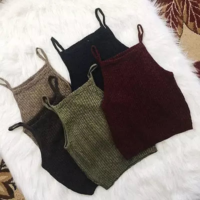 Cropped Alcinha Canelado - O Seu Top Estiloso MDF018 Kaypestore