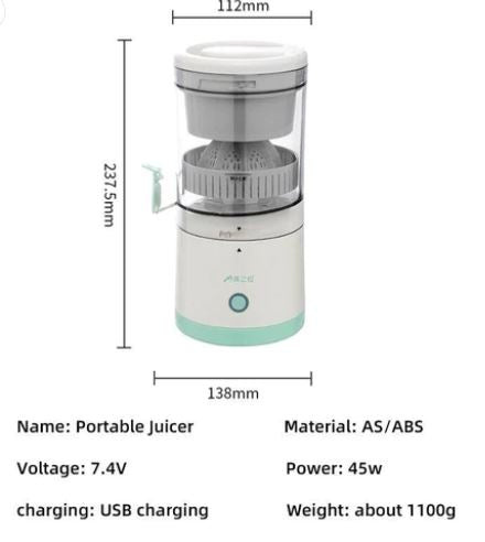 Espremedor de Frutas Portátil - Espreme Por Você CZ023 Kaypestore