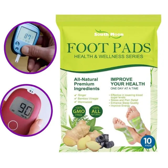 GlicoMed Foot Pads - Adesivo de Controle Glicemico (Redutor de Glicemia) Kaypestore