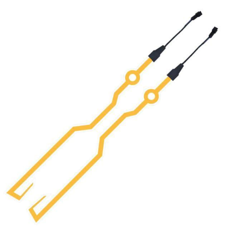 Kit de LED para Capacete de Moto à prova d'água, ideal para motocross e ciclismo, com instalação fácil e maior segurança noturna - Kaype Store