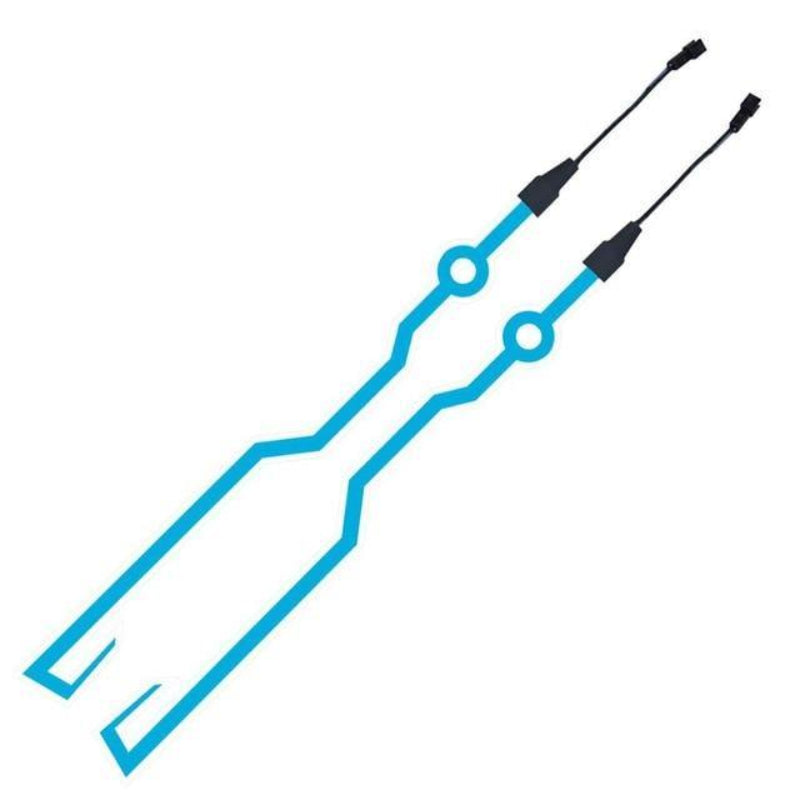 Kit de LED para Capacete de Moto à prova d'água, ideal para motocross e ciclismo, com instalação fácil e maior segurança noturna - Kaype Store