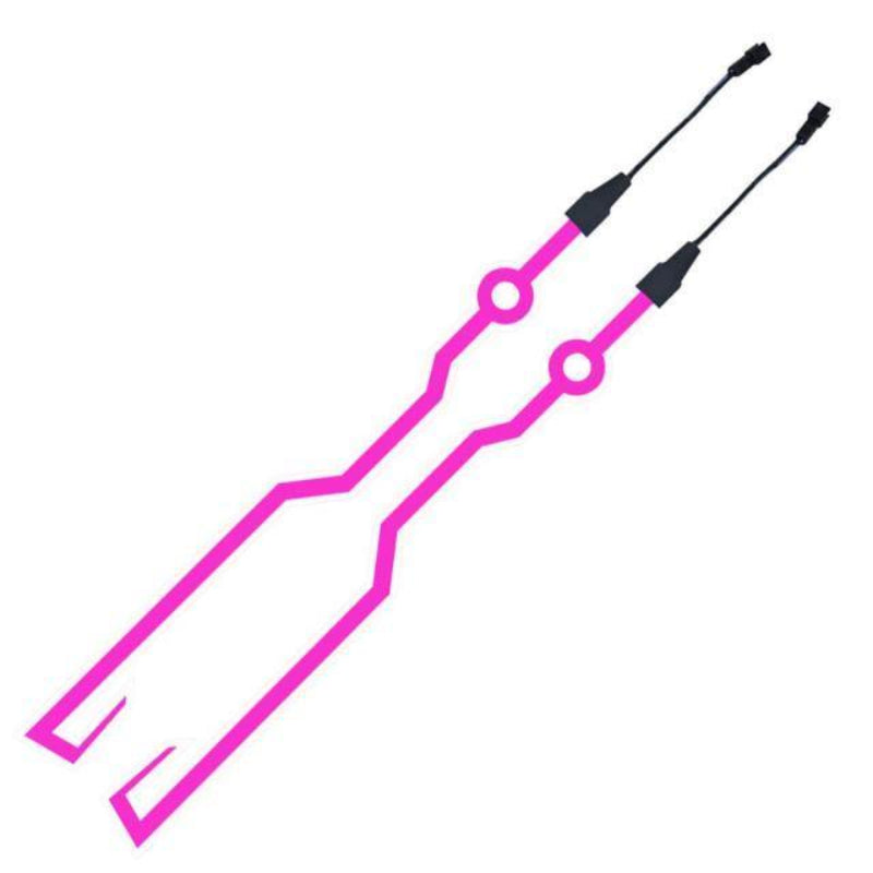 Kit de LED para Capacete de Moto à prova d'água, ideal para motocross e ciclismo, com instalação fácil e maior segurança noturna - Kaype Store