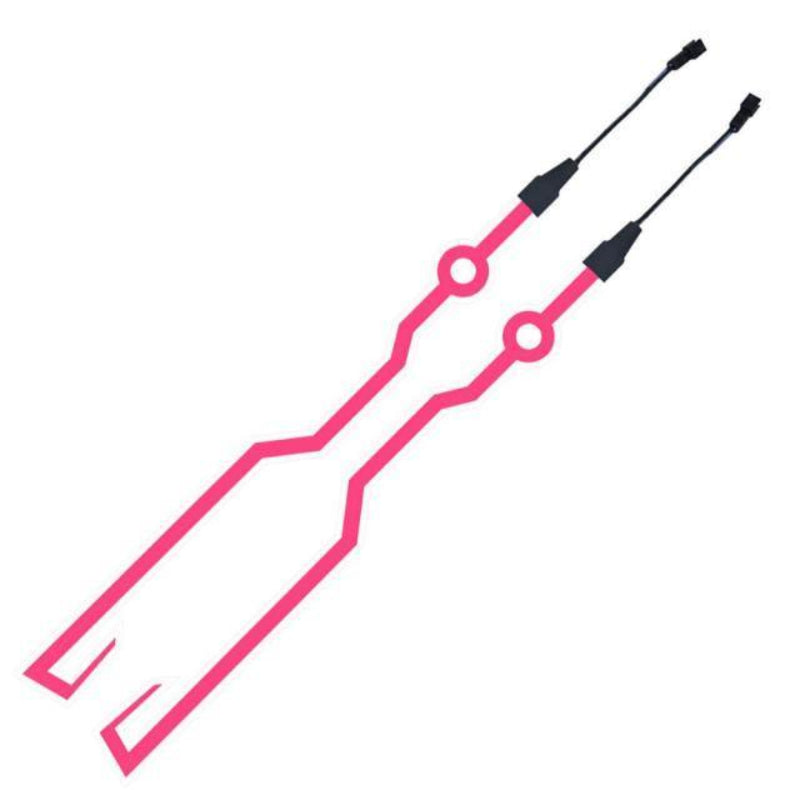 Kit de LED para Capacete de Moto à prova d'água, ideal para motocross e ciclismo, com instalação fácil e maior segurança noturna - Kaype Store
