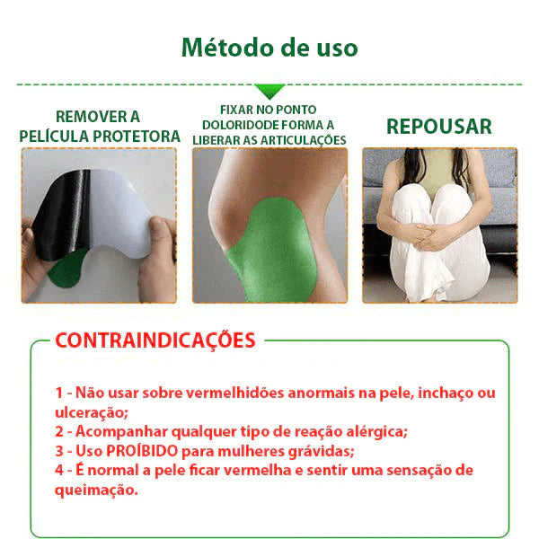 KneePatch - Adesivo para Dores no Joelho sa017 Kaypestore
