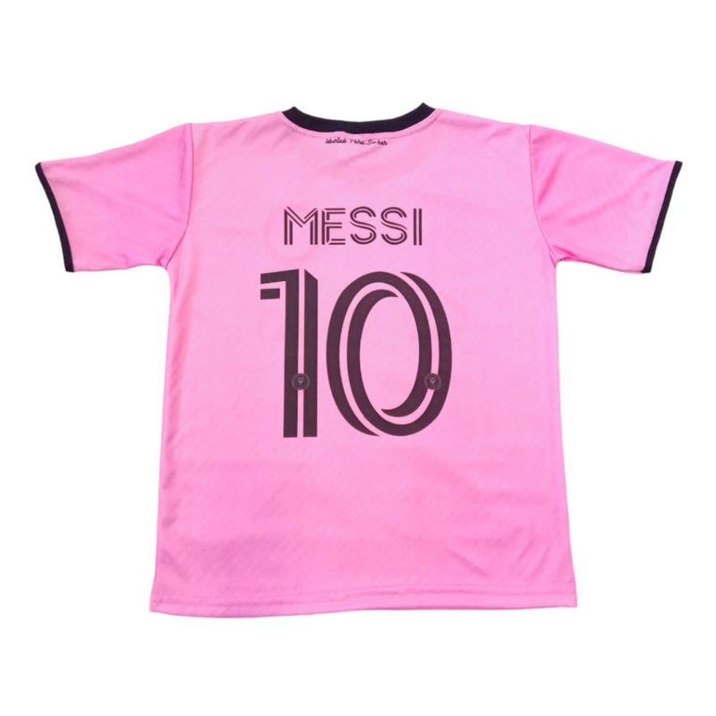 O Conjunto Infantil Inter Miami Messi 10 - Camisa + Shorts ESP007 Kaypestore 