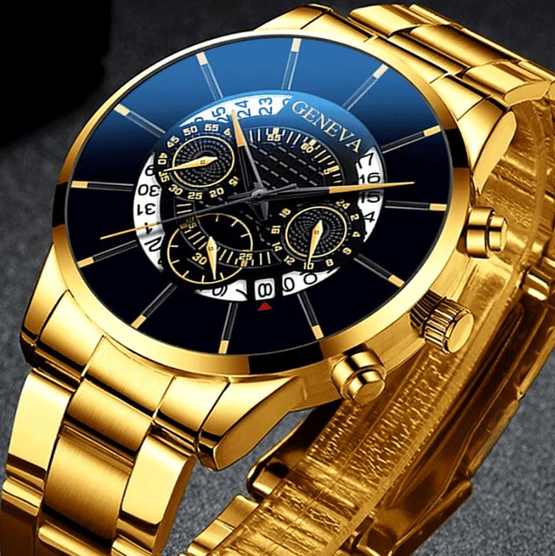 Relógio Masculino Luxury Premium Geneva - 30% OFF RL004 Kaypestore 