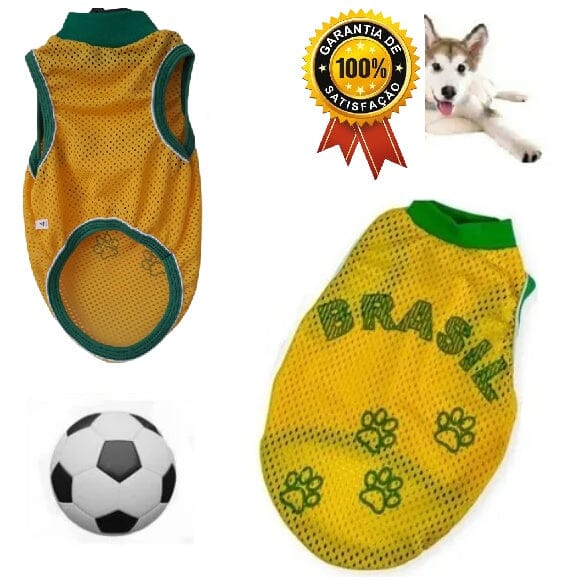 Roupa de Pet Copa do Mundo 2022 - Cachorro e Gato COPA007 Kaypestore