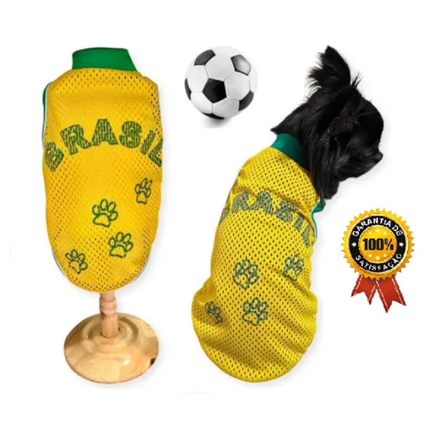 Roupa de Pet Copa do Mundo 2022 - Cachorro e Gato COPA007 Kaypestore