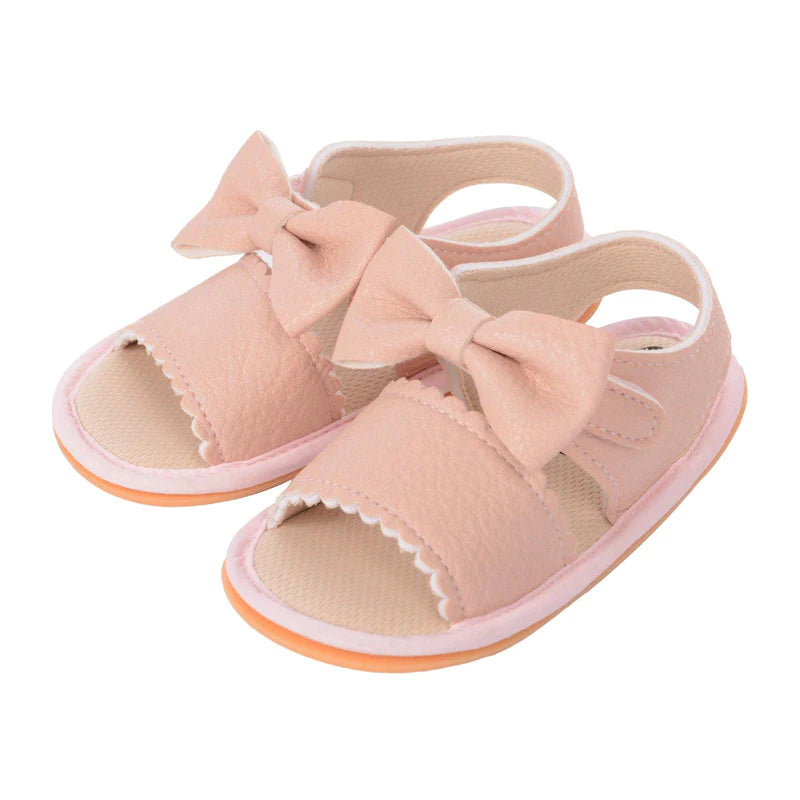 Sandália Princesa Laço - Conforto e Encanto para Seu Bebê MMB015 Kaypestore