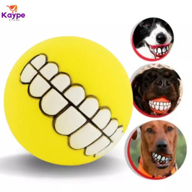 SorriPet Bolinha de Sorriso para Pet com Apito Interno - Antiestresse e Anti-Ansiedade COMPRE 1, LEVE 2 PET005 Kaypestore 2 VERDES