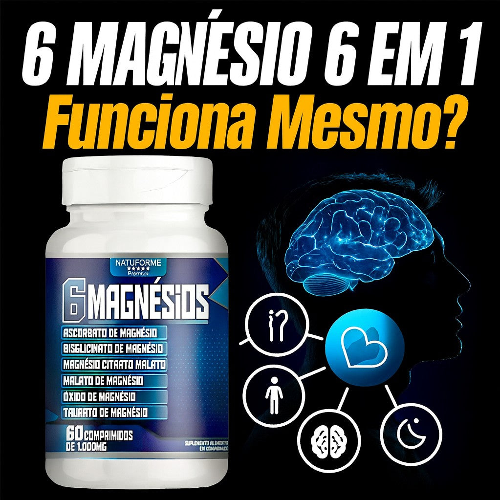 Magnésio 6 em 1 Funciona Mesmo? Benefícios e Como Usar