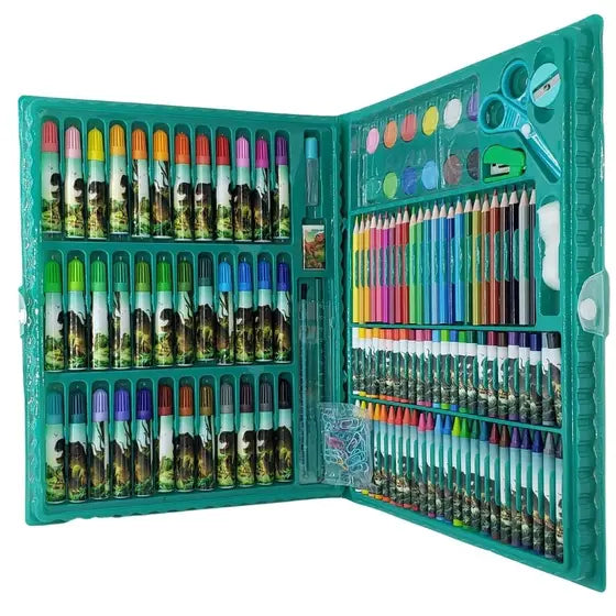 Maleta De Pintura Infantil Estojo 150 Peças Para Colorir