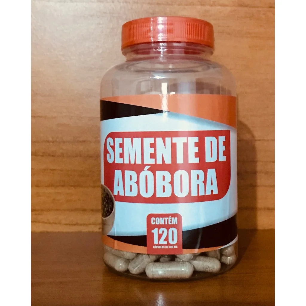 Semente de Abóbora 120 Capsulas Original - Seu Aliado para um Estilo de Vida Saudável